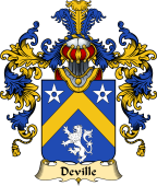 French Family Coat of Arms (v.25) Deville