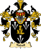 Irish Family Coat of Arms (v.25a) Tisdall