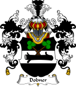 German Wappen Coat of Arms (v.25) Dobner or Debner