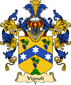 Italian Family Coat of Arms (v.25a) Vignoli