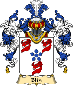 French Family Coat of Arms (v.25) Blin