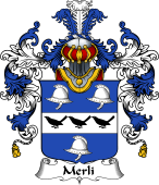 Italian Family Coat of Arms (v.25b) Merli