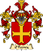 Irish Family Coat of Arms (v.25a) O