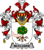 Irish Family Coat of Arms (v.25b) McCluskie or McCloskie