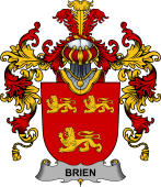 Irish Family Coat of Arms (v.25b) Brien or Bryan