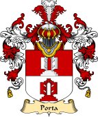 Italian Family Coat of Arms (v.25a) Porta