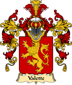 French Family Coat of Arms (v.25) Valette