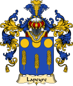 French Family Coat of Arms (v.25) Lapeyre