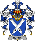 Irish Family Coat of Arms (v.25b) Norris