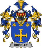 Irish Family Coat of Arms (v.25b) Brinkley
