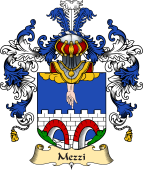 Italian Family Coat of Arms (v.25a) Mezzi
