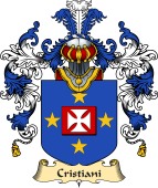 Italian Family Coat of Arms (v.25a) Cristiani