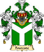 French Family Coat of Arms (v.25) Fourcade