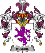 Irish Family Coat of Arms (v.25b) McMore or More
