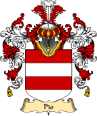 Italian Family Coat of Arms (v.25a) Pio