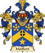 French Family Coat of Arms (v.25) Maillard