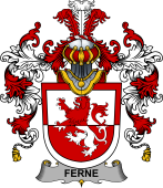 Irish Family Coat of Arms (v.25b) Ferne