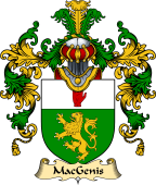 Irish Family Coat of Arms (v.25a) MacGenis