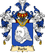 French Family Coat of Arms (v.25) Barbe