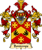 French Family Coat of Arms (v.25) Bontemps
