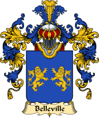 French Family Coat of Arms (v.25) Belleville