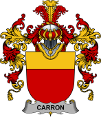 Irish Family Coat of Arms (v.25b) Carron