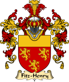Irish Family Coat of Arms (v.25a) Fitz-Henry