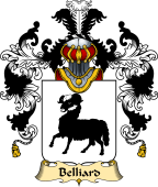 French Family Coat of Arms (v.25) Belliard