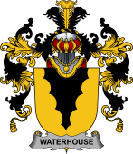 Irish Family Coat of Arms (v.25b) Waterhouse