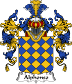 Italian Family Coat of Arms (v.25b) Alphonso