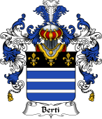 Italian Family Coat of Arms (v.25b) Berti