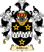 English Family Coat of Arms (v.25) Mildred