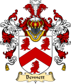 Irish Family Coat of Arms (v.25a) Bennett