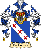 French Family Coat of Arms (v.25) Croix (de la)