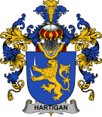 Irish Family Coat of Arms (v.25b) Hartigan or O