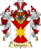 Italian Family Coat of Arms (v.25a) Mangano