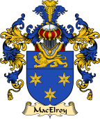 Irish Family Coat of Arms (v.25a) MacElroy or Gilroy