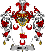 Irish Family Coat of Arms (v.25b) Mullan