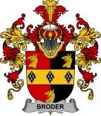 Irish Family Coat of Arms (v.25b) Broder or O