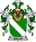 Irish Family Coat of Arms (v.25b) Mallin or O