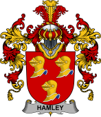 Irish Family Coat of Arms (v.25b) Hamley