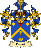Italian Family Coat of Arms (v.25a) Pasetti