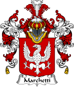 Italian Family Coat of Arms (v.25b) Marchetti