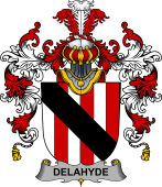 Irish Family Coat of Arms (v.25b) Delahyde