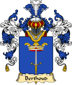 French Family Coat of Arms (v.25) Berthoud
