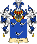 French Family Coat of Arms (v.25) Lagasse