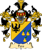 Italian Family Coat of Arms (v.25a) Pero
