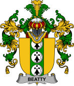Irish Family Coat of Arms (v.25b) Beatty or Betagh