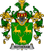 Irish Family Coat of Arms (v.25b) Rotheram