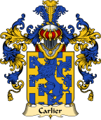 French Family Coat of Arms (v.25) Carlier